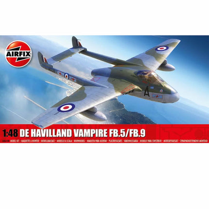 Airfix - De Havilland Vampire FB.5/FB.9 1/48 (A06108) - The Scale Model Stash