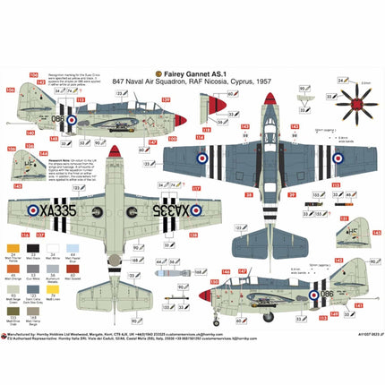 Airfix - Fairey Gannet AS.1/AS.4 - 1/48 (11007) - The Scale Model Stash