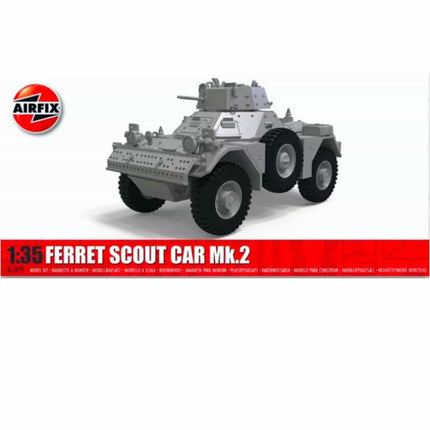 Airfix - Ferret Scout Car Mk.2 - 1/35 (A1379) - The Scale Model Stash