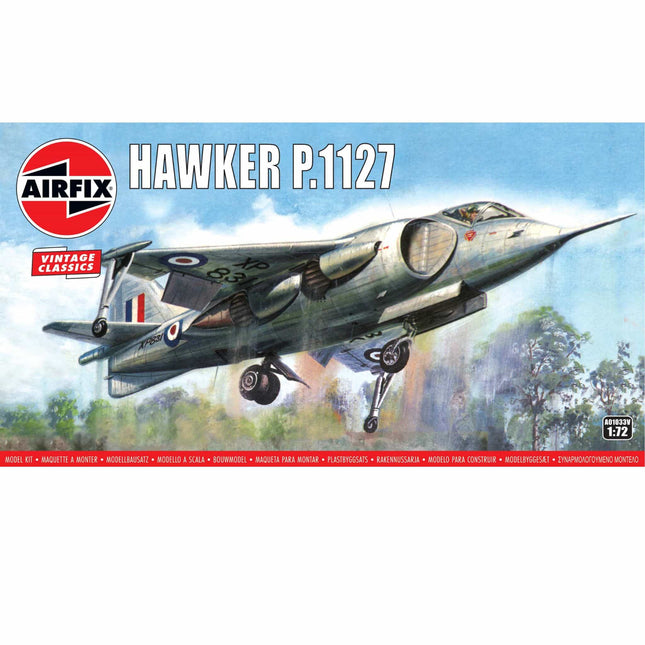 Airfix - Hawker P.1127 (Kestrel) 1/72 - The Scale Model Stash