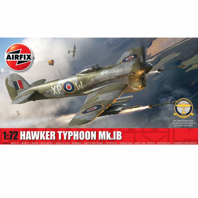 Airfix - Hawker Typhoon Mk.1B 1.72 - The Scale Model Stash