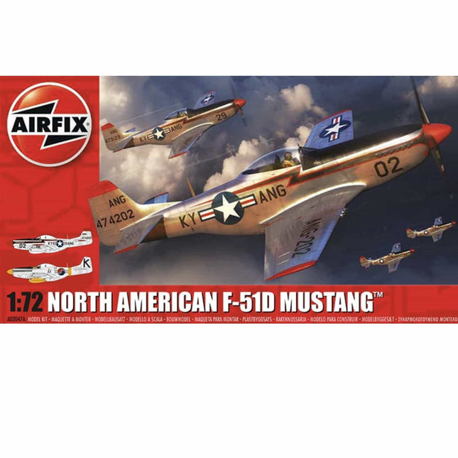 Airfix - North American F - 51D Mustang 1/72 - The Scale Model Stash