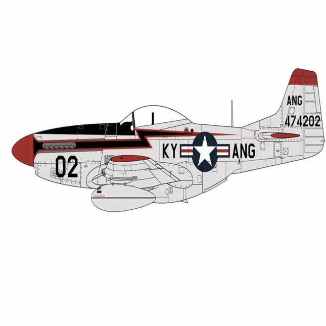 Airfix - North American F - 51D Mustang 1/72 - The Scale Model Stash