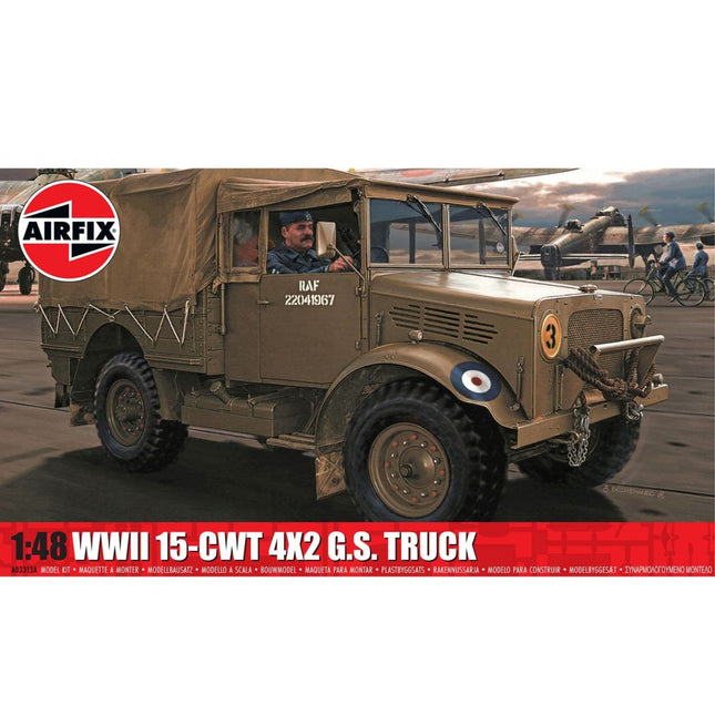 Airfix - WWII 15 - CWT 4x2 G.S. Truck 1/48 - The Scale Model Stash