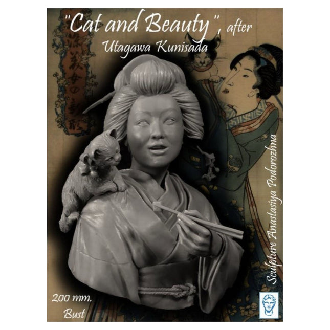 Alexandros Models - 0/95 Cat and Beauty after Utagawa Kunisada - The Scale Model Stash