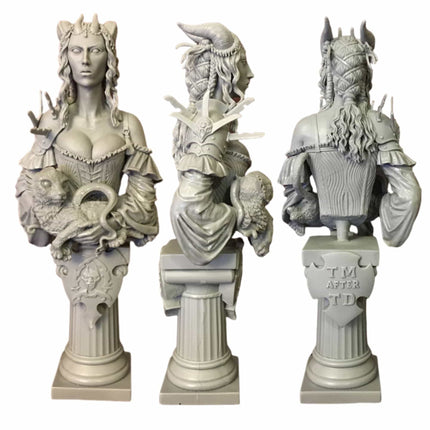 Dark Sword Miniatures - Portrait of a Young Tiefling - Masterworks Diterlizzi - 1/10 Resin Bust - The Scale Model Stash