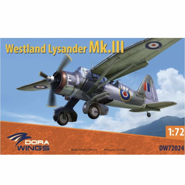 Dora Wings - Westland Lysander Mk.III 1/72 - The Scale Model Stash