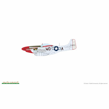 Eduard - Aces of the Eighth P - 51 Mustang (Limited Edition Dual Combo) - 1/72 (2247) - The Scale Model Stash