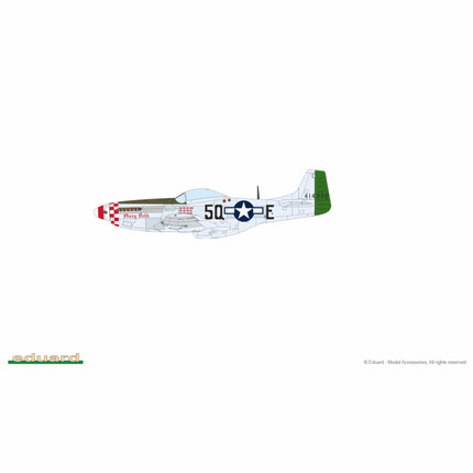 Eduard - Aces of the Eighth P - 51 Mustang (Limited Edition Dual Combo) - 1/72 (2247) - The Scale Model Stash