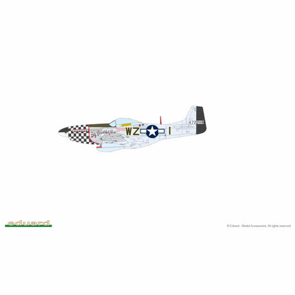 Eduard - Aces of the Eighth P - 51 Mustang (Limited Edition Dual Combo) - 1/72 (2247) - The Scale Model Stash