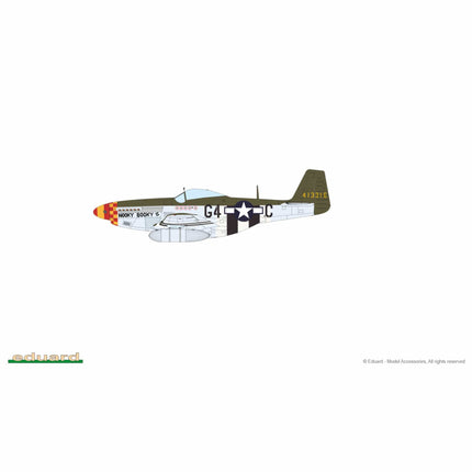 Eduard - Aces of the Eighth P - 51 Mustang (Limited Edition Dual Combo) - 1/72 (2247) - The Scale Model Stash