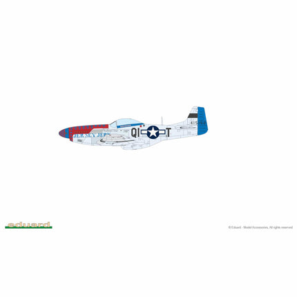 Eduard - Aces of the Eighth P - 51 Mustang (Limited Edition Dual Combo) - 1/72 (2247) - The Scale Model Stash