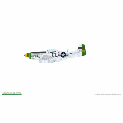 Eduard - Aces of the Eighth P - 51 Mustang (Limited Edition Dual Combo) - 1/72 (2247) - The Scale Model Stash