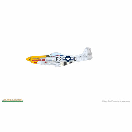 Eduard - Aces of the Eighth P - 51 Mustang (Limited Edition Dual Combo) - 1/72 (2247) - The Scale Model Stash