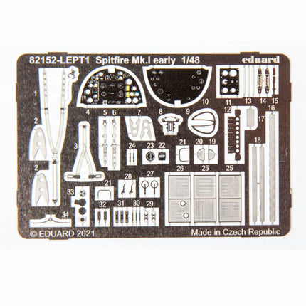 Eduard Supermarine Spitfire Mk.1 early ProfiPack Edition 1/48 - The Scale Model Stash