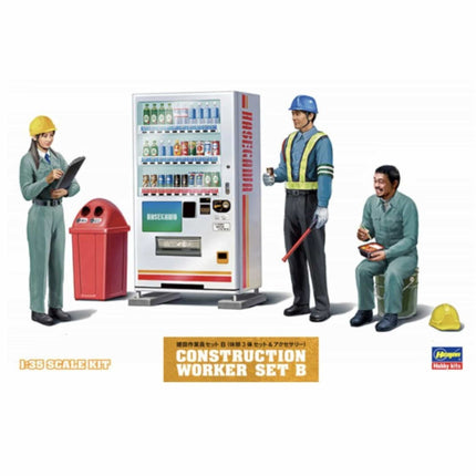 Hasegawa - Construction Workers Set B 1/35 - The Scale Model Stash