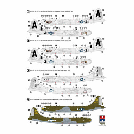 Hobby 2000 B - 29 Superfortress 1/72 (72070) - The Scale Model Stash