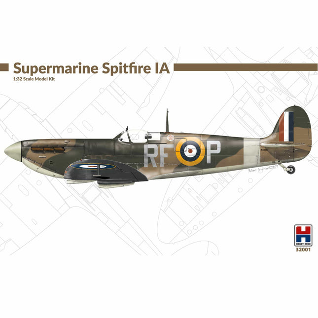 Hobby 2000 Supermarine Spitfire IA 1/32 Scale - The Scale Model Stash