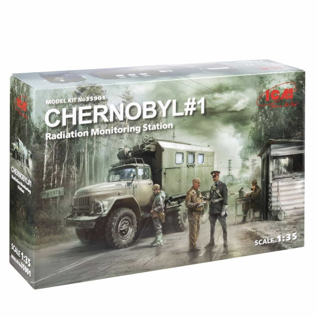ICM - Chernobyl 1. Radiation Monitoring Station 1/35 - The Scale Model Stash