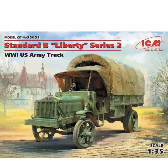 ICM - Standard B Liberty Series 2 WWI US Army Truck 1/35 - The Scale Model Stash