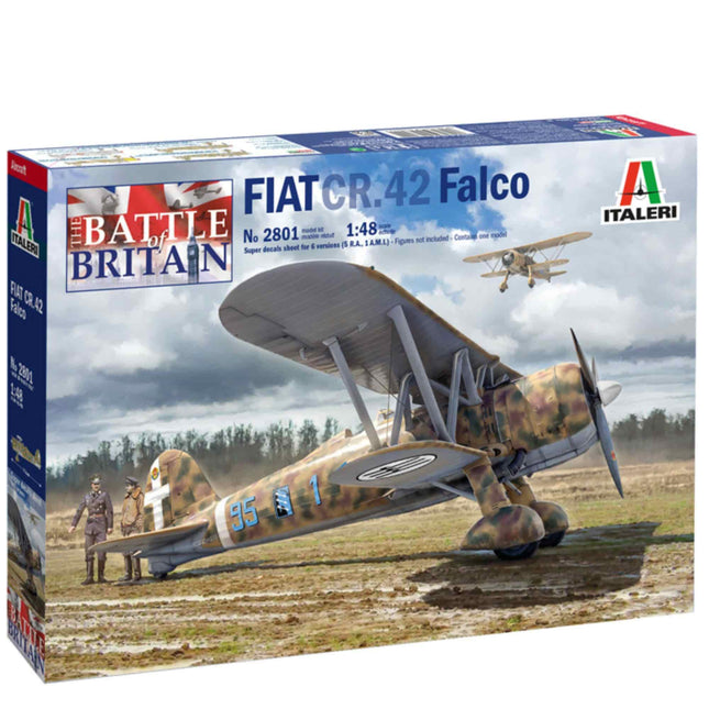 Italeri Fiat CR.42 Falco Battle of Britain 1/48 - The Scale Model Stash