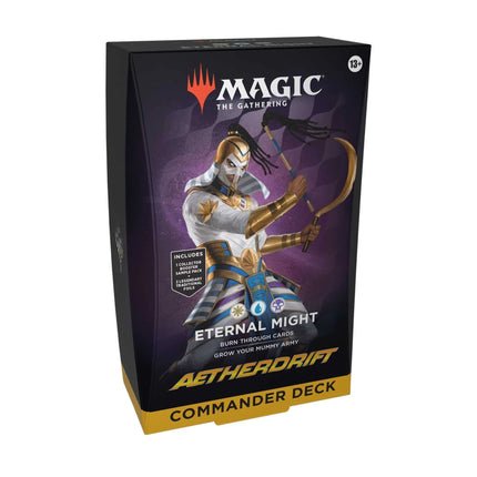 Magic the Gathering - Aetherdrift Commander Deck Eternal Might - The Scale Model Stash