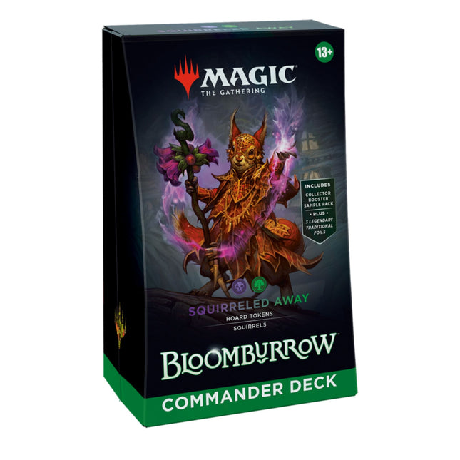 Magic The Gathering - Bloomburrow Commander Deck - Squirreled Away - The Scale Model Stash
