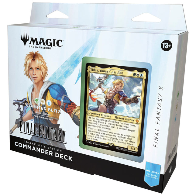 Magic the Gathering - Collectors Edition Commander Deck Counter Blitz Final Fantasy X - The Scale Model Stash