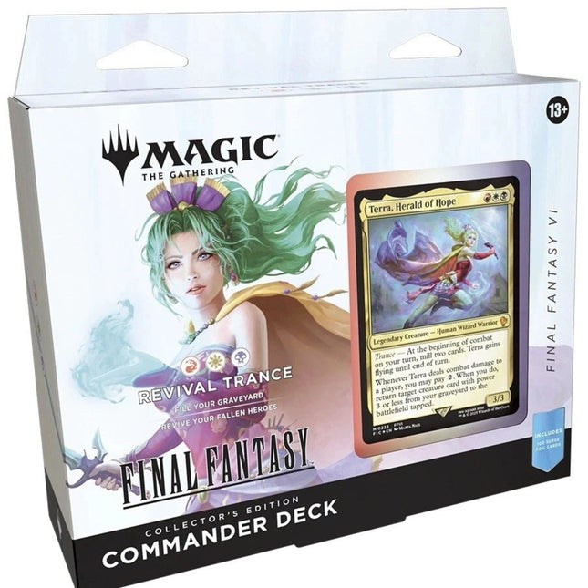 Magic the Gathering - Collectors Edition Commander Deck Revival Trance Final Fantasy VI - The Scale Model Stash