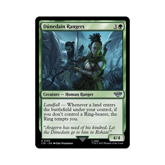 Magic the Gathering - Dunedain Rangers (Foil) - Universes Beyond: The Lord of the Rings: Tales of Middle - earth - The Scale Model Stash