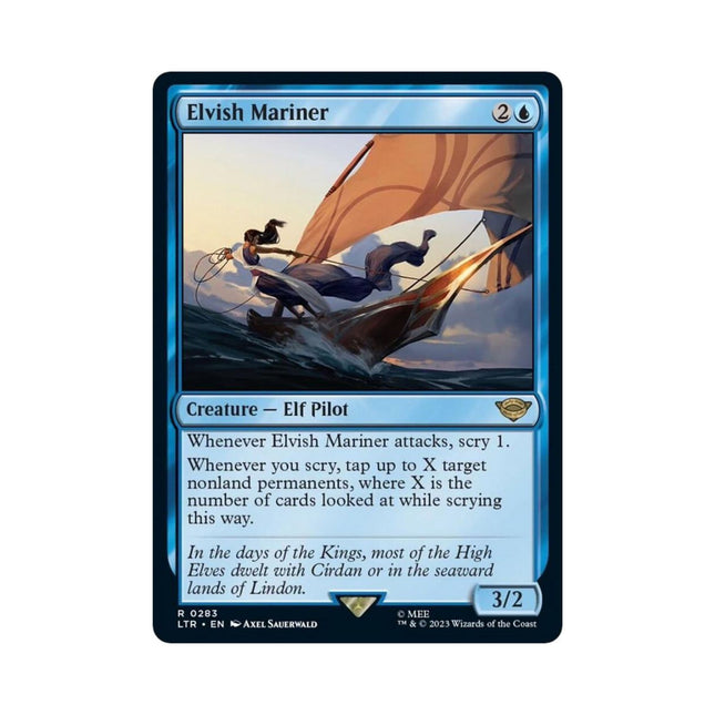 Magic the Gathering - Elvish Mariner - Universes Beyond: The Lord of the Rings: Tales of Middle - earth - The Scale Model Stash