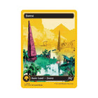 Magic the Gathering - Forest (0516) (First - Place Foil) - Aetherdrift - The Scale Model Stash