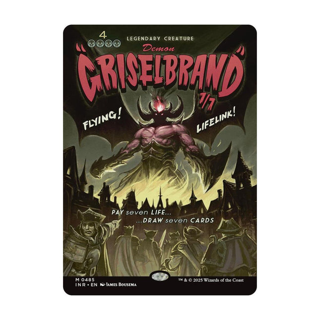 Magic the Gathering - Griselbrand (Showcase) (Foil) - Innistrad Remastered - The Scale Model Stash