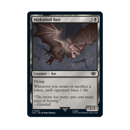 Magic the Gathering - Mirkwood Bats (Foil) - Universes Beyond: The Lord of the Rings: Tales of Middle - earth - The Scale Model Stash