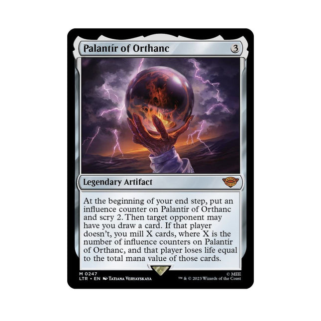Magic the Gathering - Palantir of Orthanc - Universes Beyond: The Lord of the Rings: Tales of Middle - earth - The Scale Model Stash