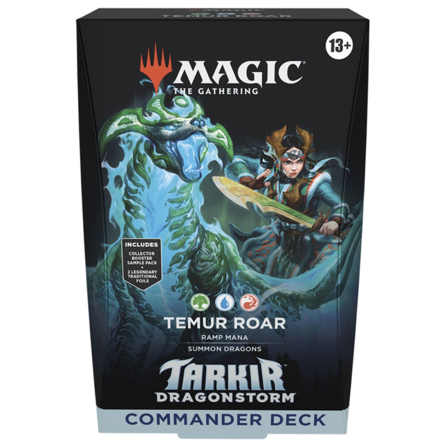Magic the Gathering - Tarkir Dragonstorm - Commander Deck Temur Roar - The Scale Model Stash