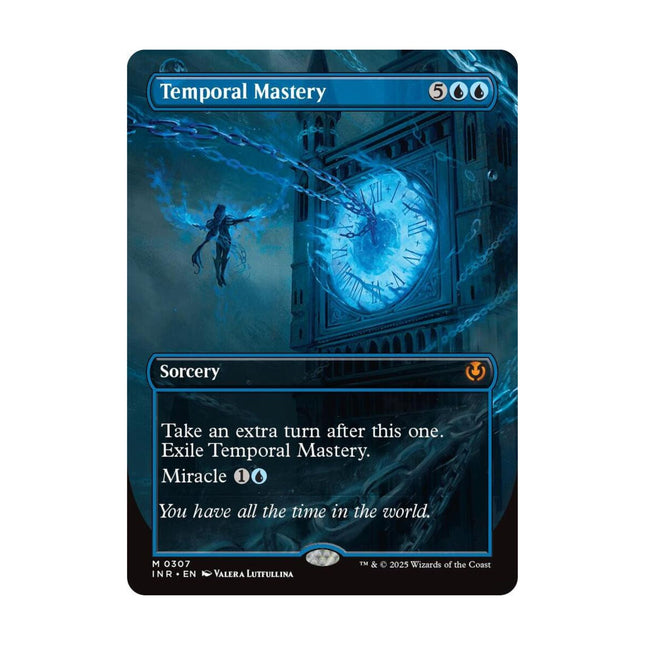 Magic the Gathering - Temporal Mastery (Borderless) - Innistrad Remastered - The Scale Model Stash