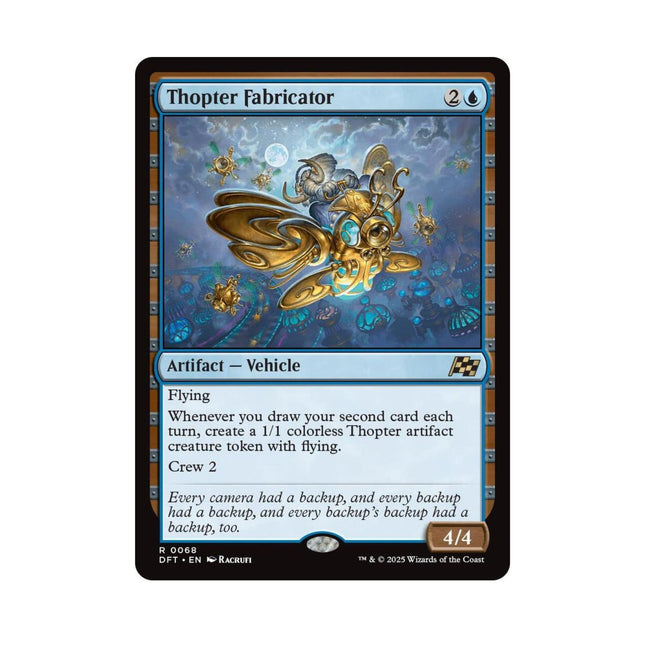 Magic the Gathering - Thopter Fabricator (Foil) - Aetherdrift - The Scale Model Stash