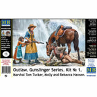 Masterbox - Outlaw. Gunslinger Series. Kit No.1. Marshal Tom Tucker, Molly and Rebecca Hanson 1/35 - The Scale Model Stash