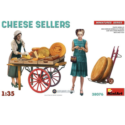 Mini Art - Cheese Sellers 1/35 - The Scale Model Stash