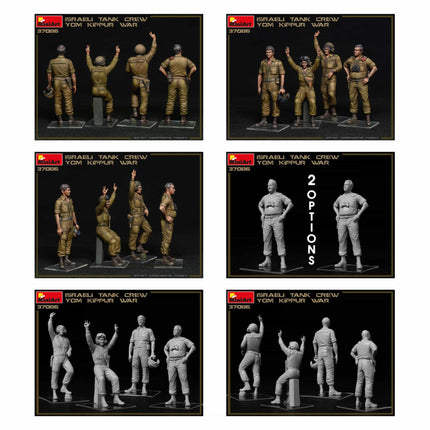 Mini Art - Israeli Tank Crew. Yom Kippur War 1/35 (37086) - The Scale Model Stash