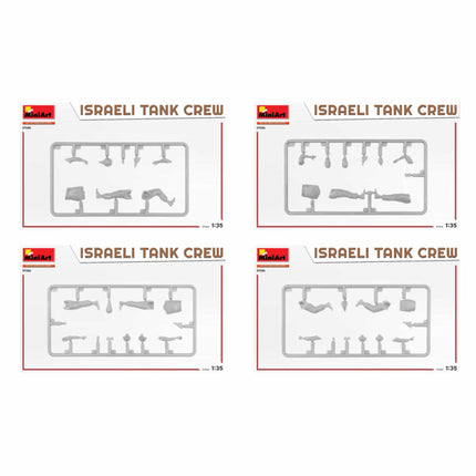 Mini Art - Israeli Tank Crew. Yom Kippur War 1/35 (37086) - The Scale Model Stash