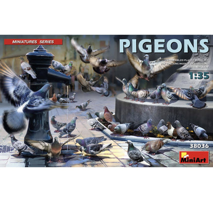 Mini Art - Pigeons 1/35 - The Scale Model Stash