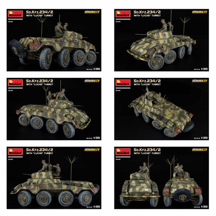 Mini Art - Sd.Kfz.234/2 Puma with Luchs Turret - The Scale Model Stash