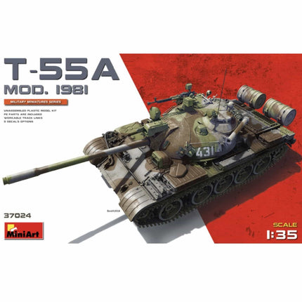 Mini Art - T - 55A Mod 1981 Tank 1/35 - The Scale Model Stash