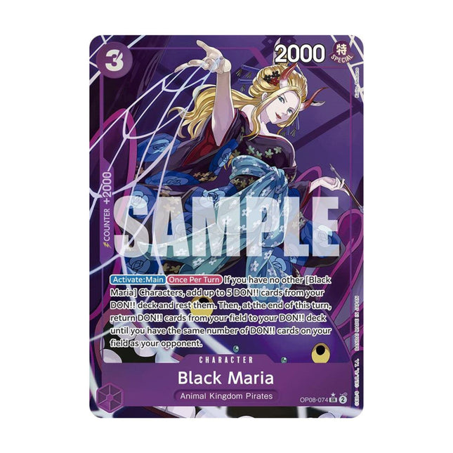 One Piece - Black Maria (Parallel) - Two Legends (OP08) - The Scale Model Stash
