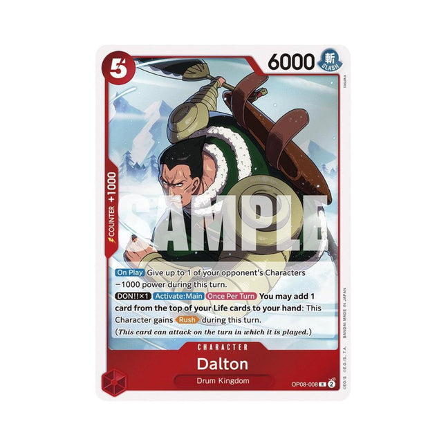 One Piece - Dalton - Two Legends (OP08) - The Scale Model Stash