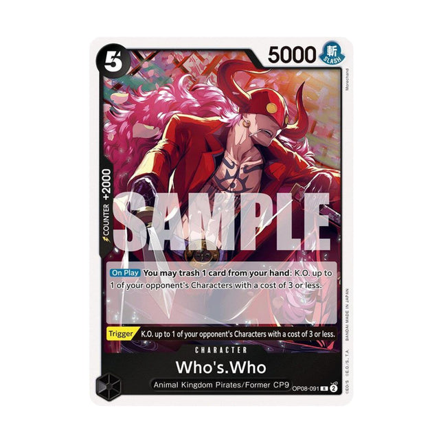 One Piece - Whos.Who - Two Legends (OP08) - The Scale Model Stash