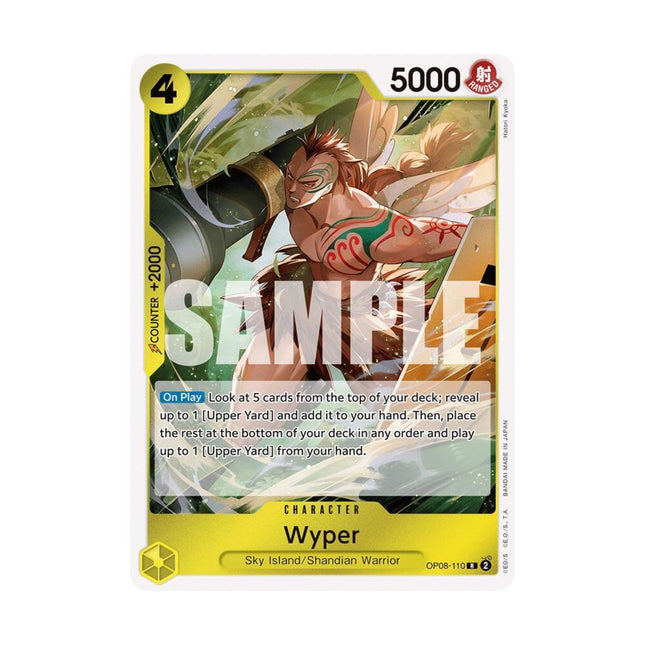 One Piece - Wyper - Two Legends (OP08) - The Scale Model Stash