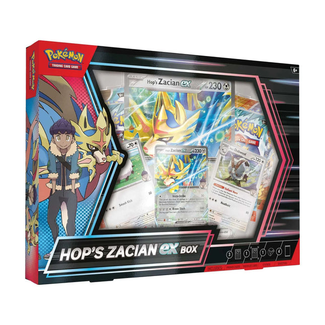 Pokemon - Hop's Zacian ex box - The Scale Model Stash